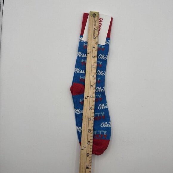NEW NWT Hotty Toddy Ole Miss Socks University Of Mississippi Gift College - Picture 6 of 6